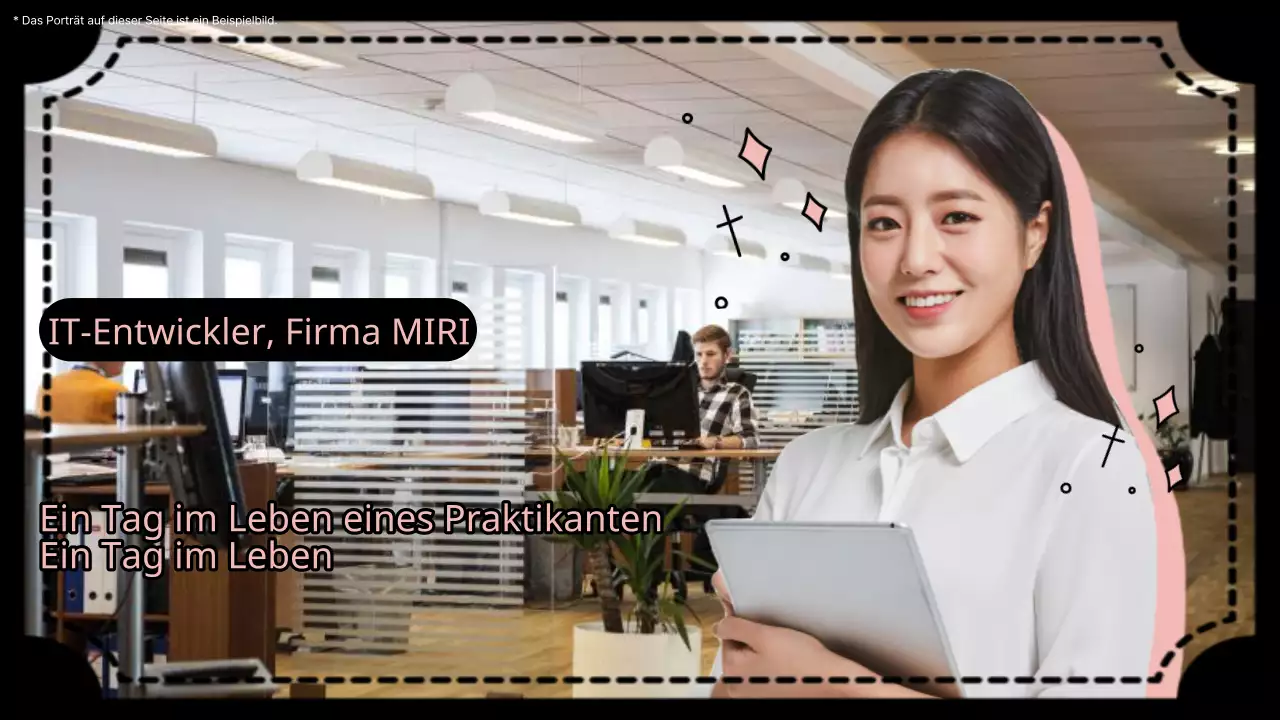 Ein Tag im Leben einer einfachen Praktikantin in Schwarz und Rosa und ein Vlog darüber.