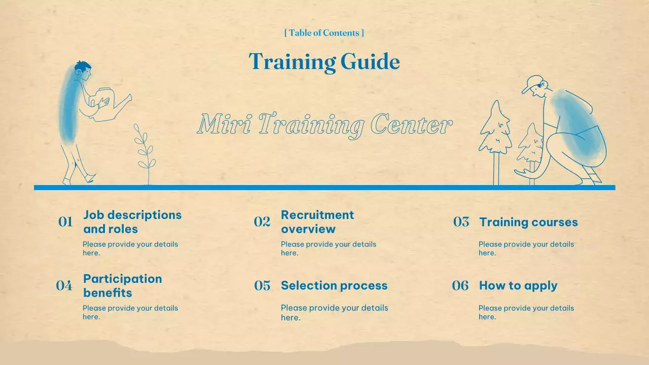 Beige Minimal Environmental Training Announcement Presentation