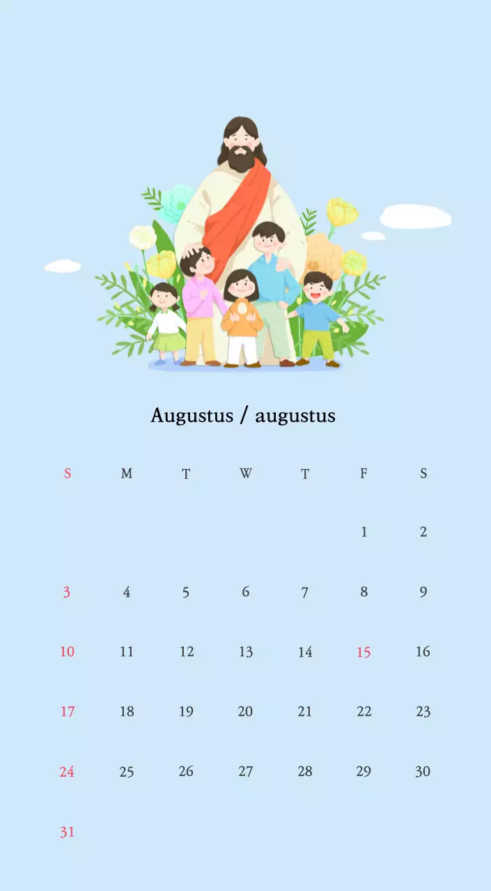 Warme kleurenKerken met schattige illustraties