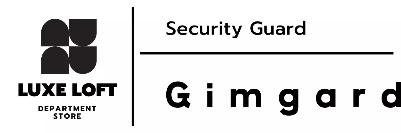 Grid straight department store name tags