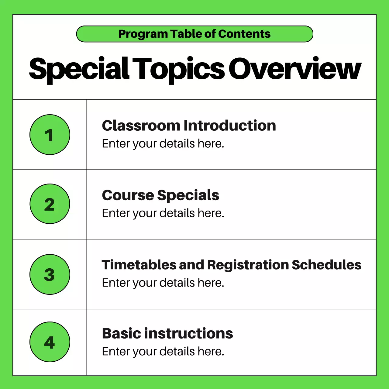 Green Modern Study Promotion Instagram Carousel