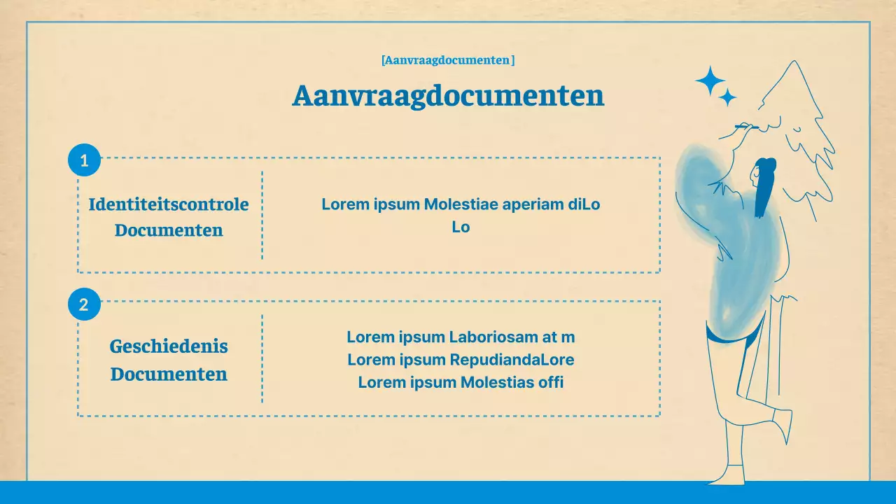 Schone, blauwe en bruine milieumappers