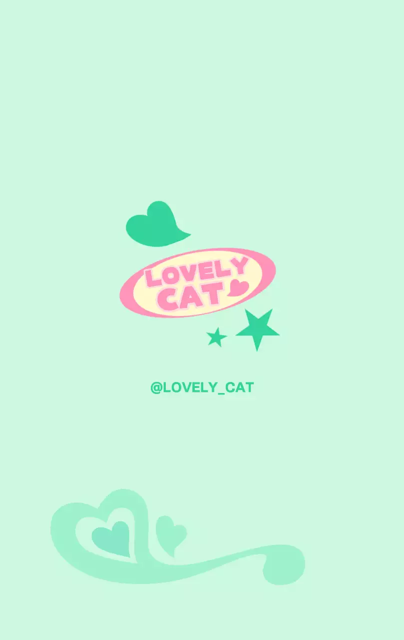 Wallpaper gantungan kunci yang kitsch dalam nuansa pastel