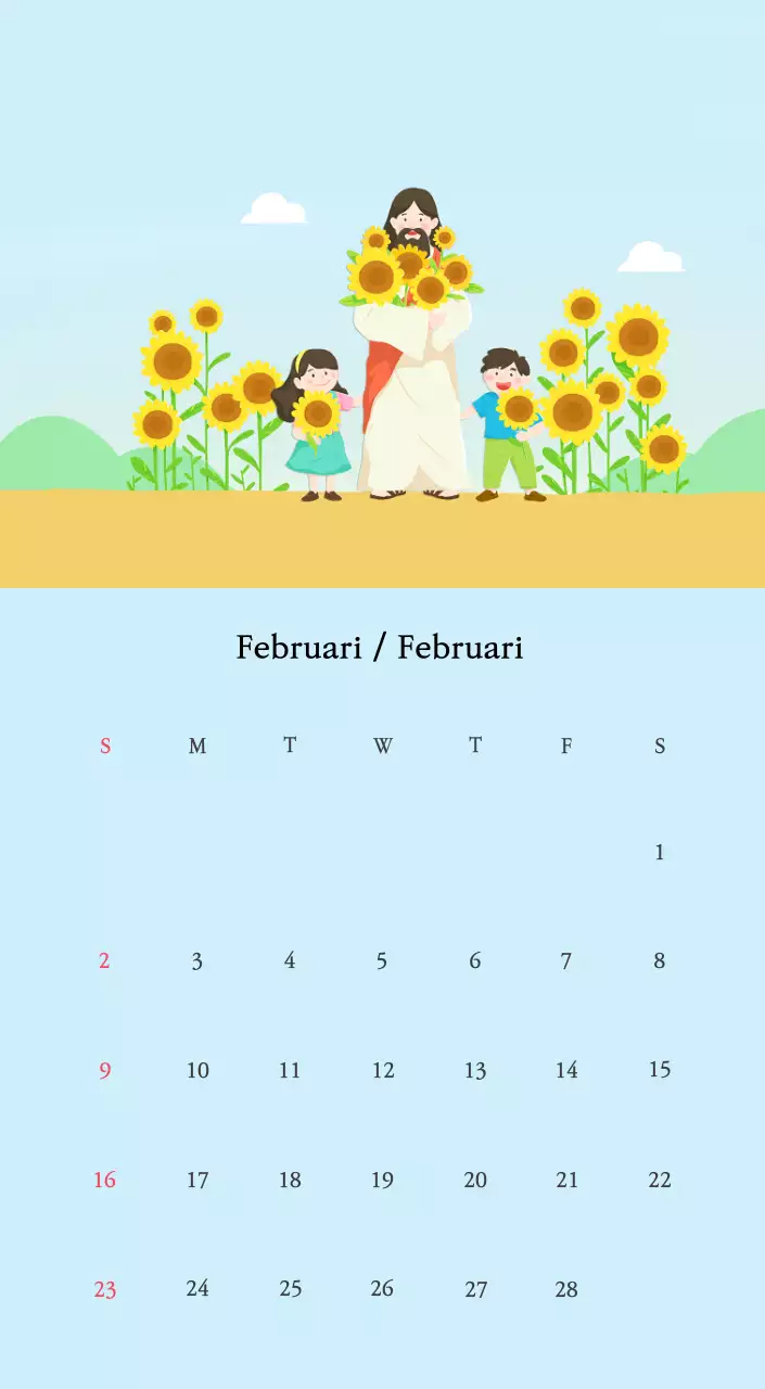 Warme kleurenKerken met schattige illustraties