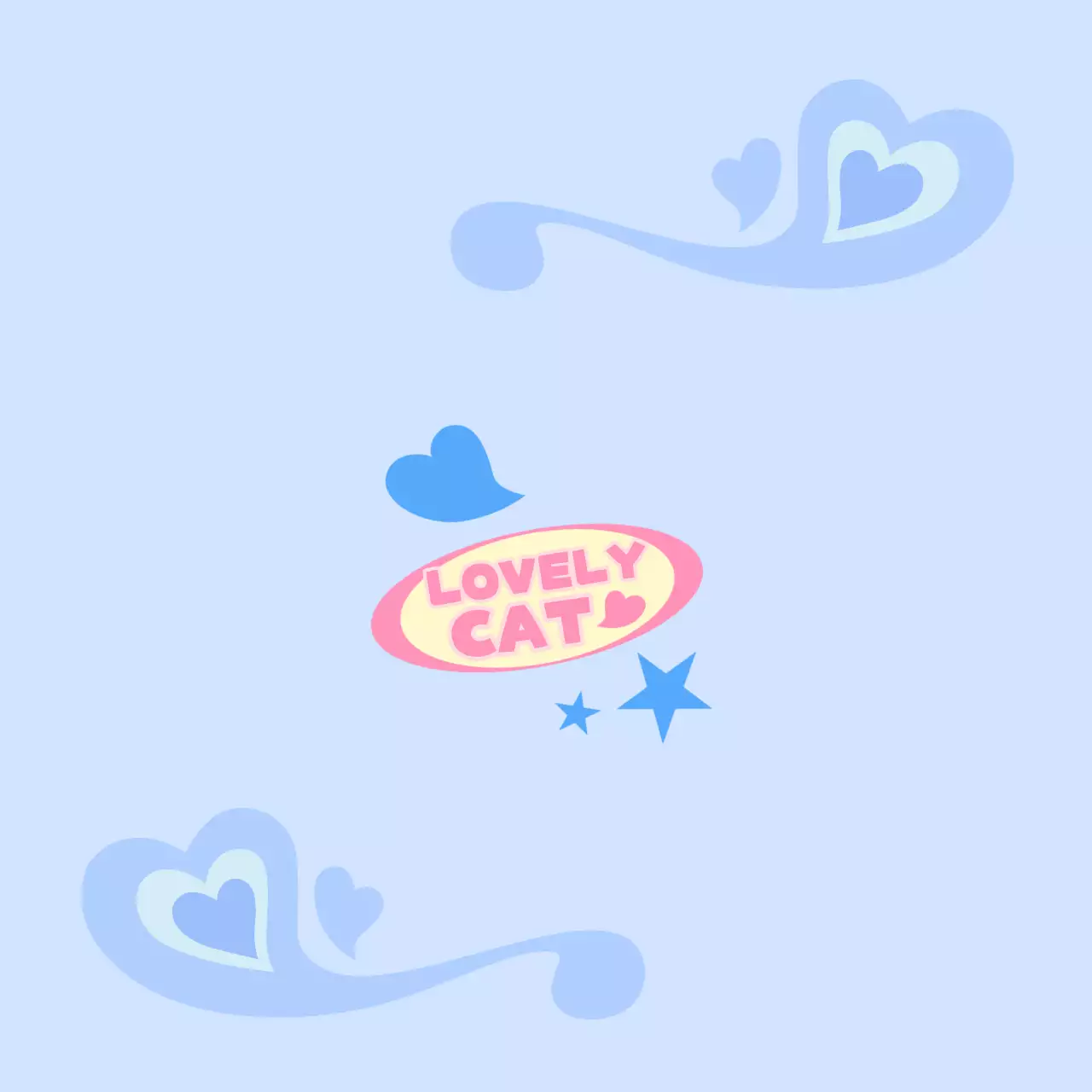 Pastellfarbene, kitschige Requisiten-Tapete