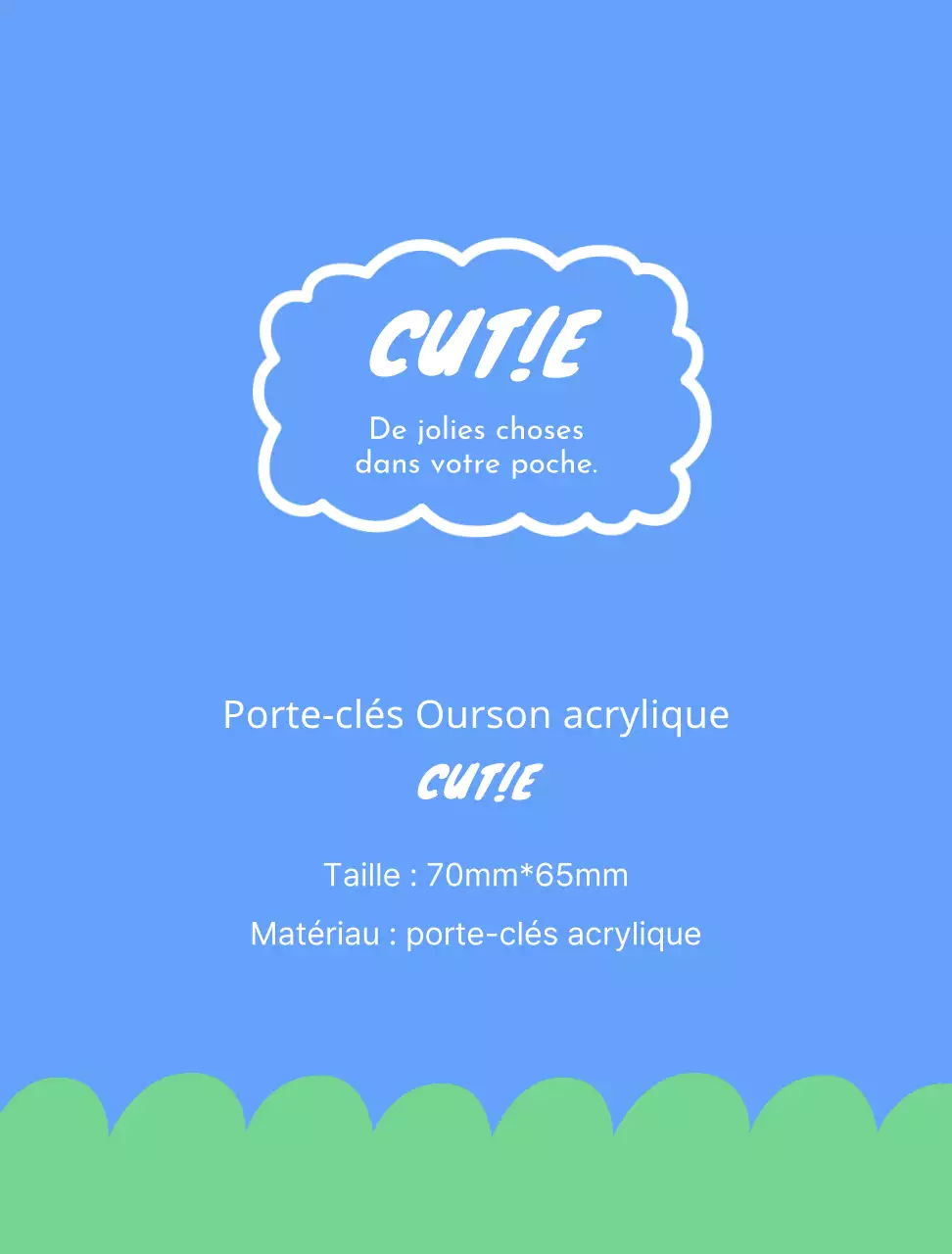 Papier peint de mignons petits accessoires en bleu