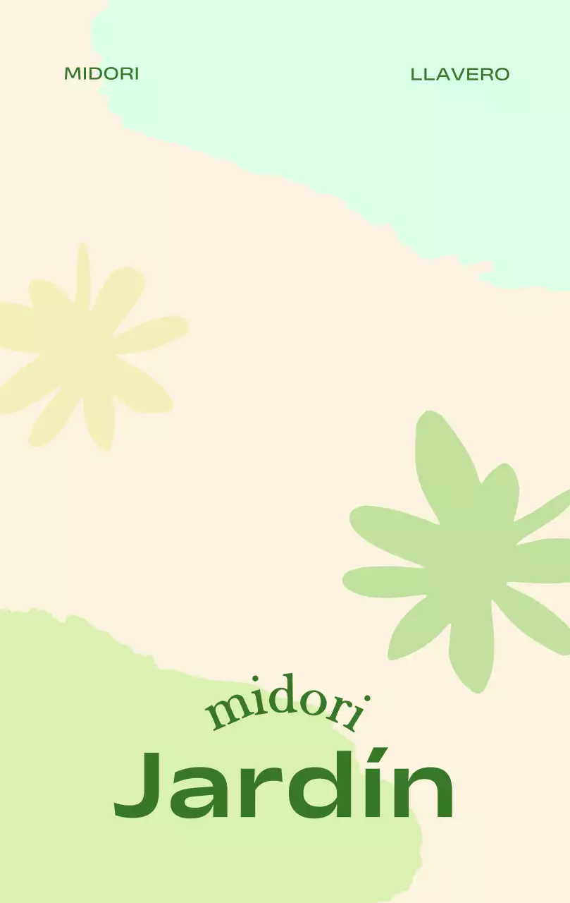 Llavero mercancía fondo de un jardín botánico ecológico