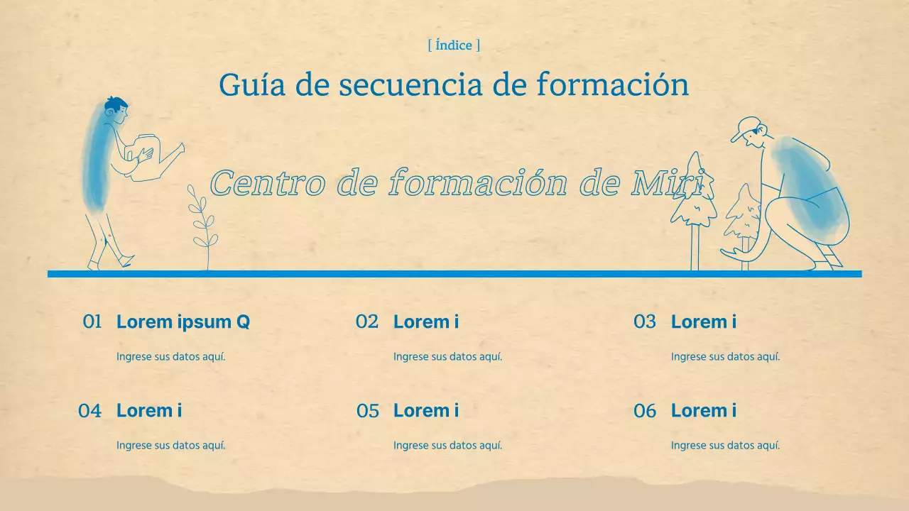 Mapeadores medioambientales limpios, azules y marrones