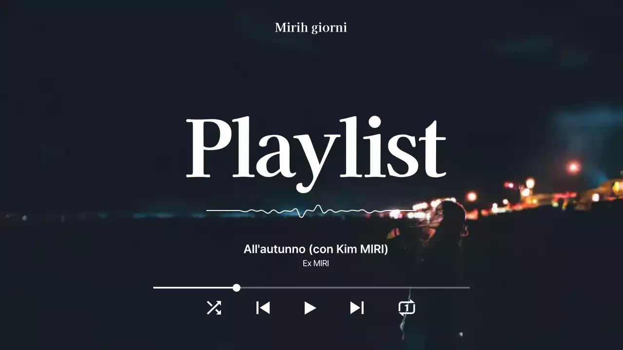Miniatura della playlist di musica moderna nera
