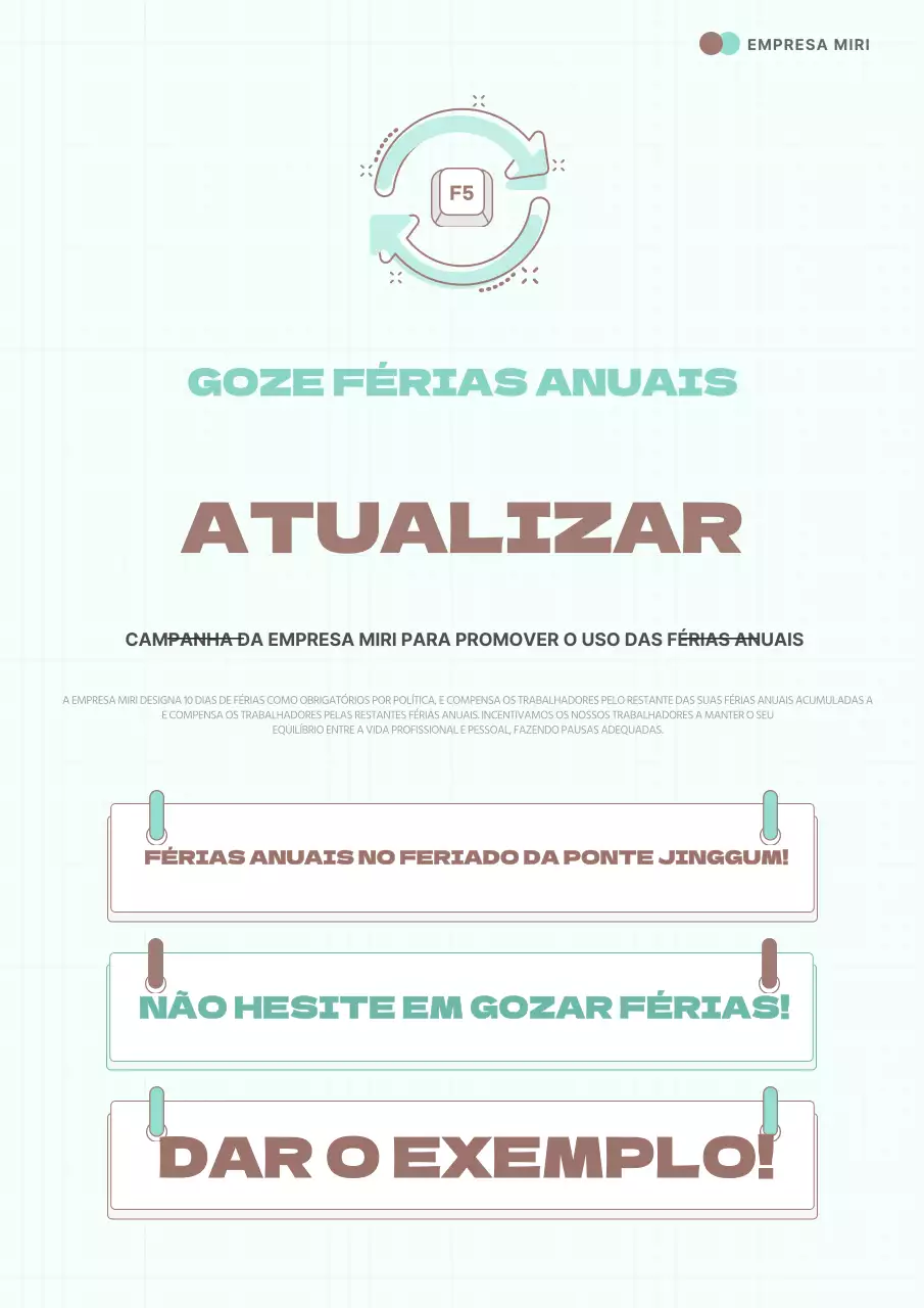 Promova a sua campanha Menta Moderna