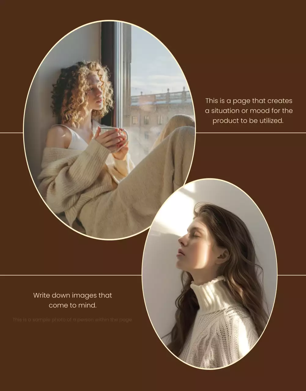 Brown Vintage Fashion Catalog Poster