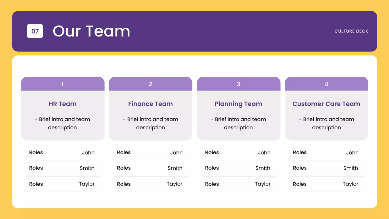 Yellow Modern Work Guide Presentation
