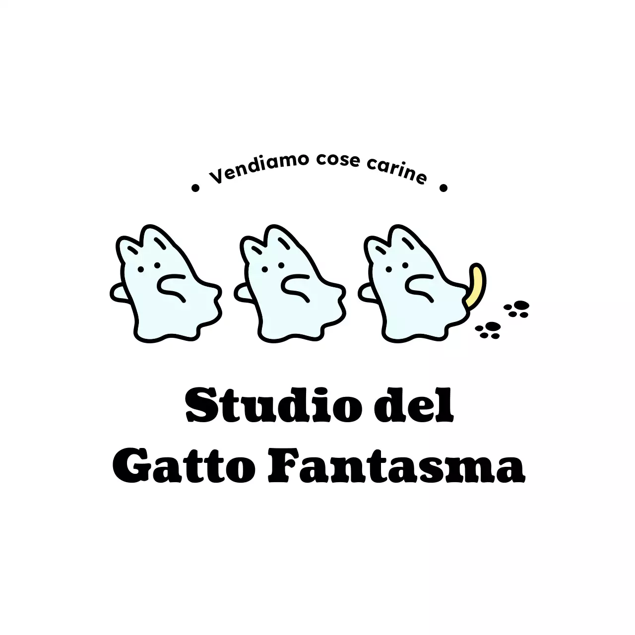 Scatola bento con personaggio di gatto fantasma