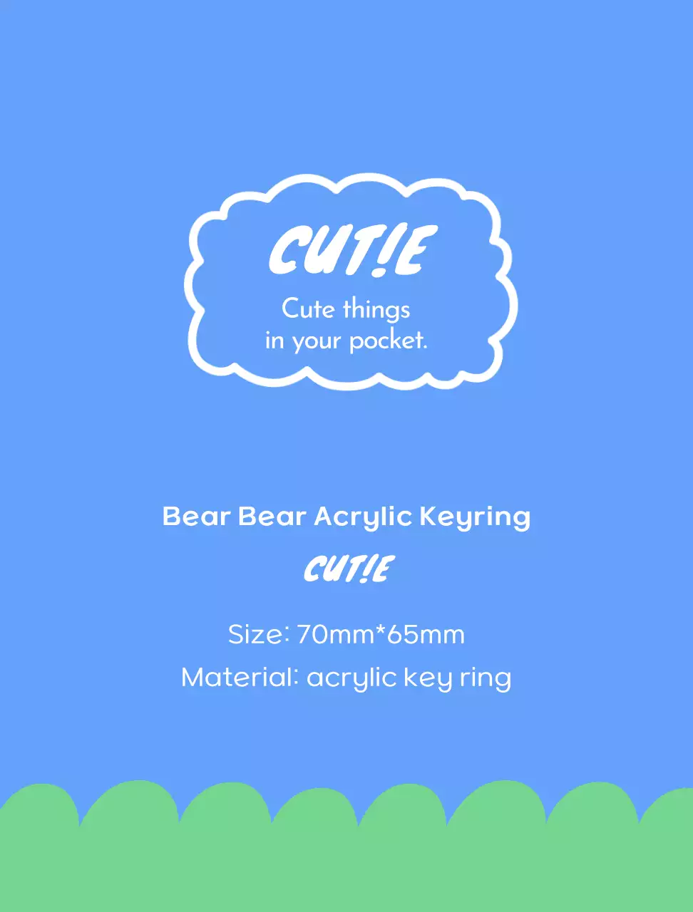 Wallpaper prop biru yang lucu