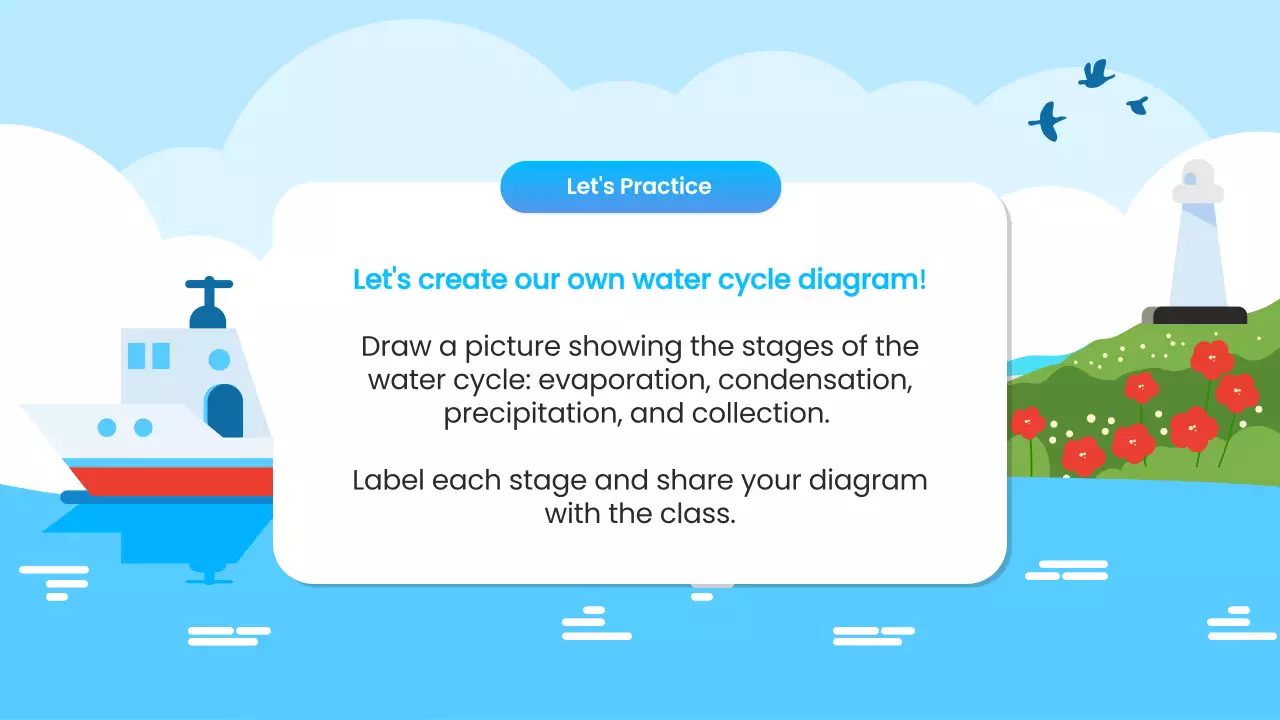Blue Simple Science Lesson Presentation