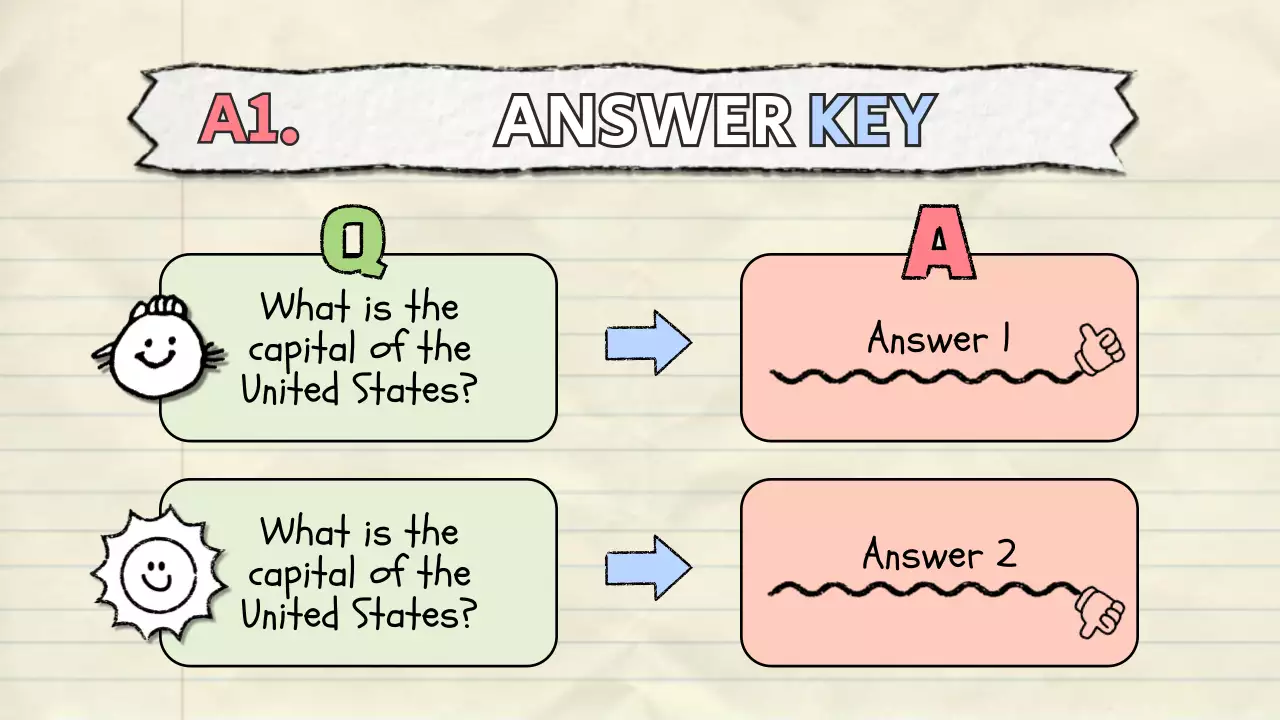Blue Comic Quiz Guide Presentation