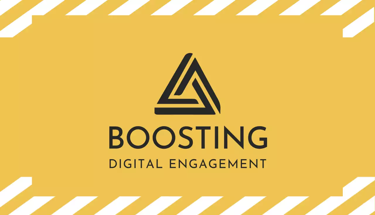 Yellow Modern Business Card