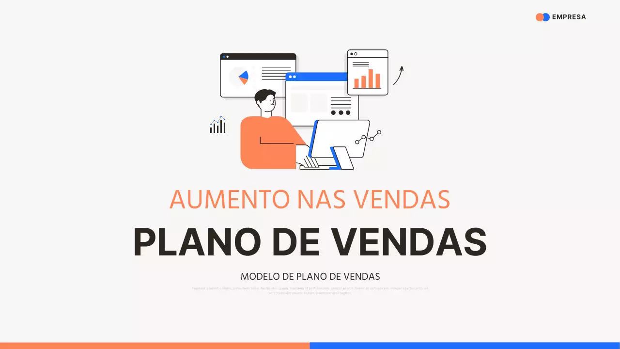 O discurso de vendas moderno da laranja