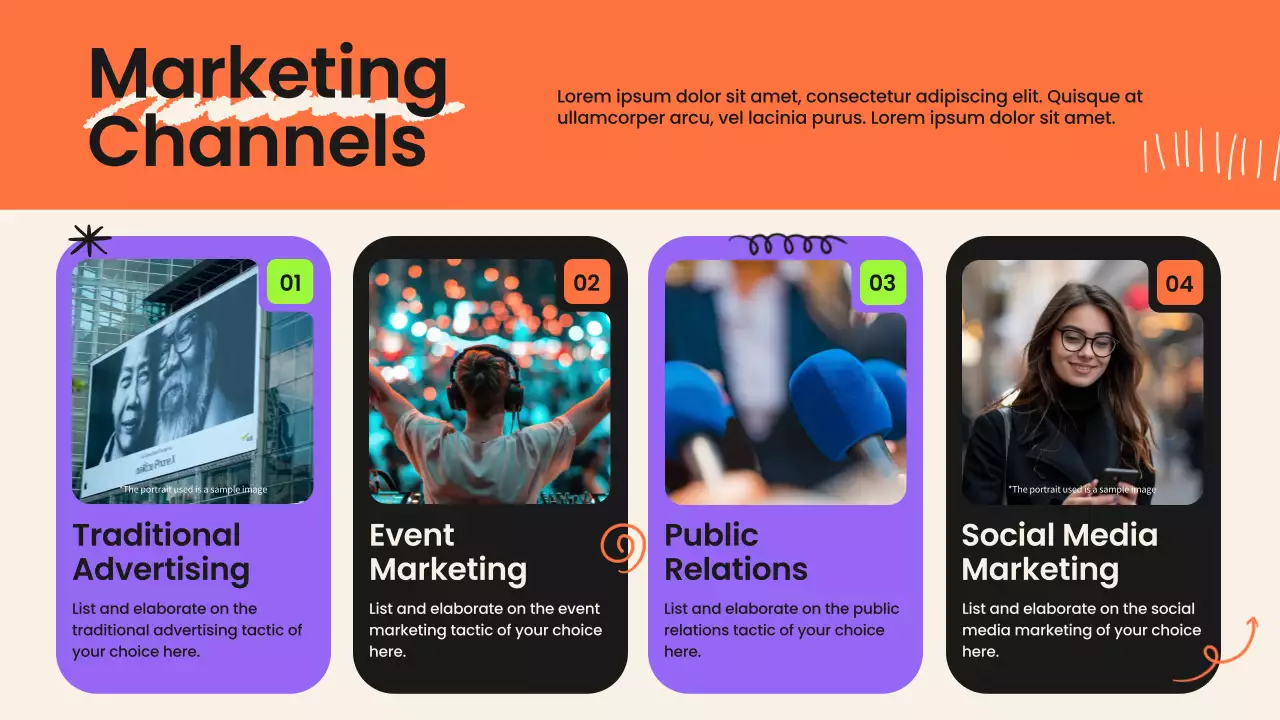 Purple Trendy Marketing Plan Presentation