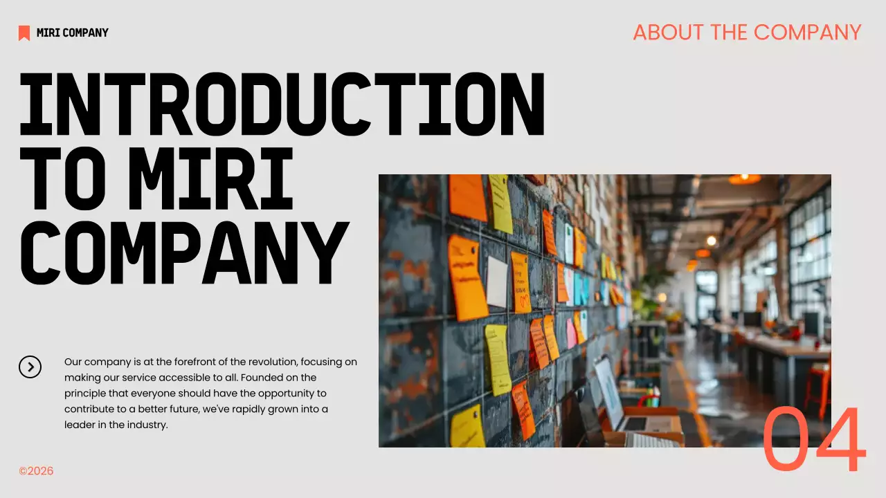 Orange Modern Employee Guide Presentation