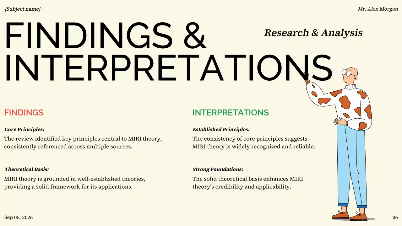 Colorful Minimal Project Presentation