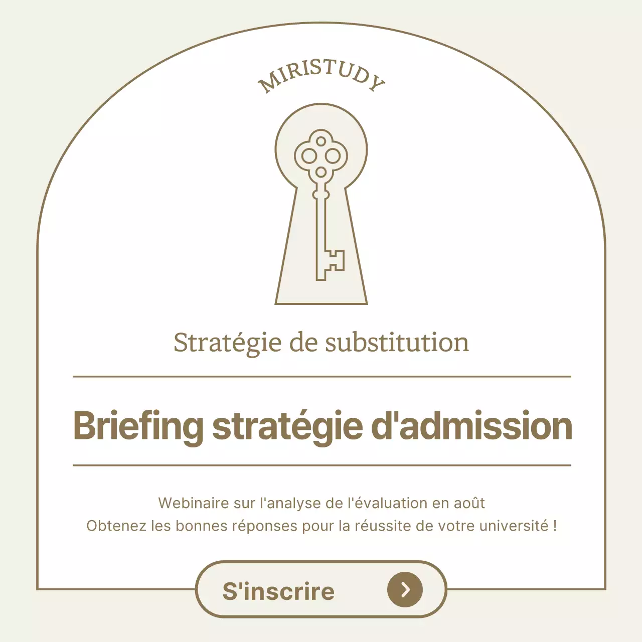 Promouvoir une stratégie beige et simple pour l'enseignement supérieur