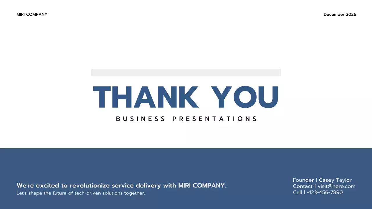 Blue Professional Business Pitch Presentation