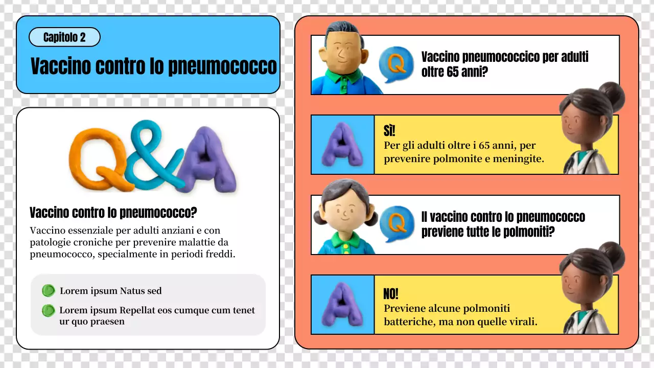 Linee guida creative e colorate per l'assistenza sanitaria