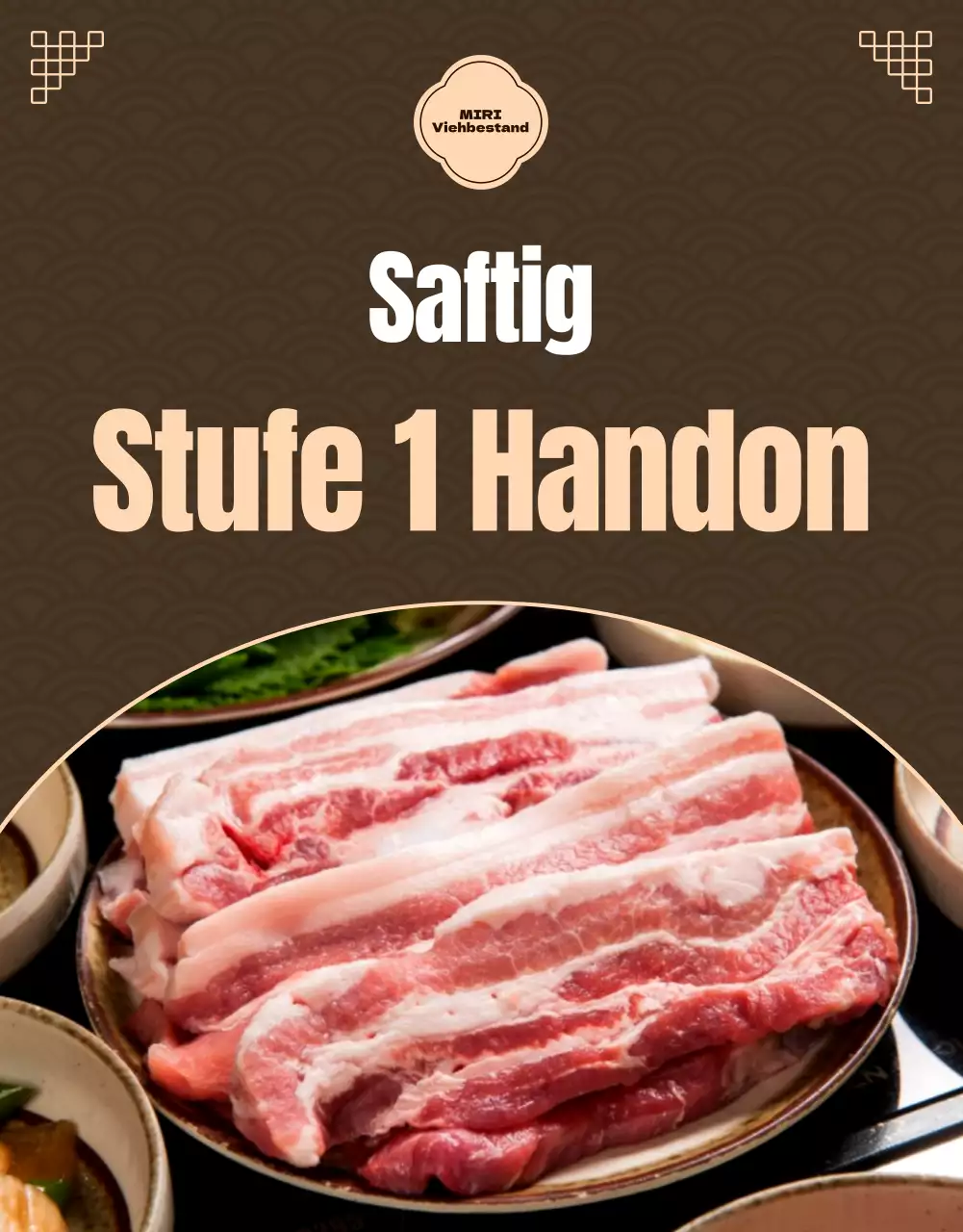 Traditionelles Fleisch anbraten