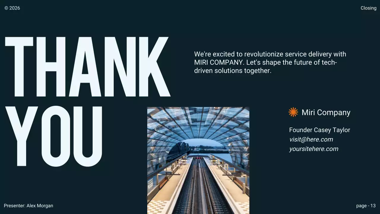 Orange Minimal Business Pitch Presentation