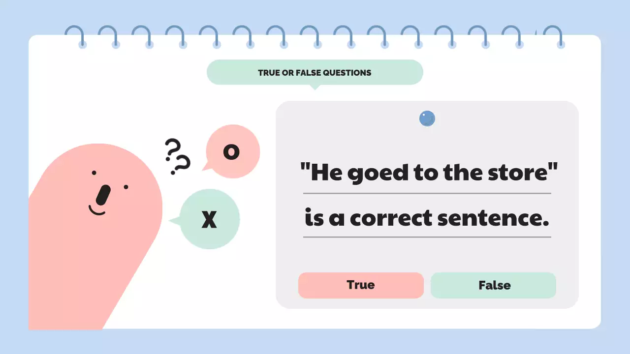 Blue Simple Quiz Announcement Presentation