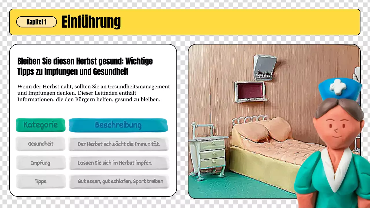 farbenfrohe kreative Leitlinien für das Gesundheitswesen