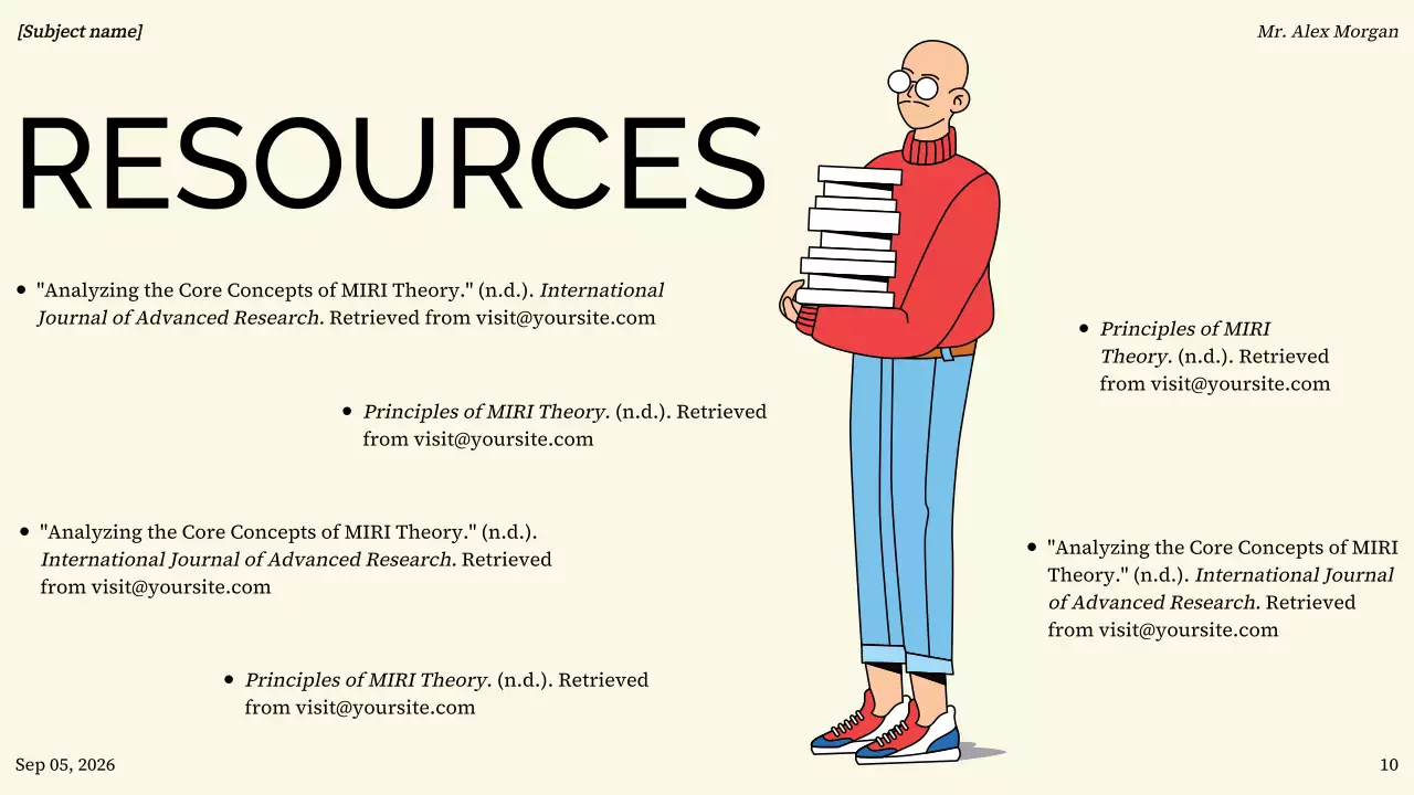 Colorful Minimal Project Presentation