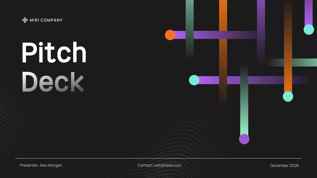 Black Modern Business Promotion Presentation