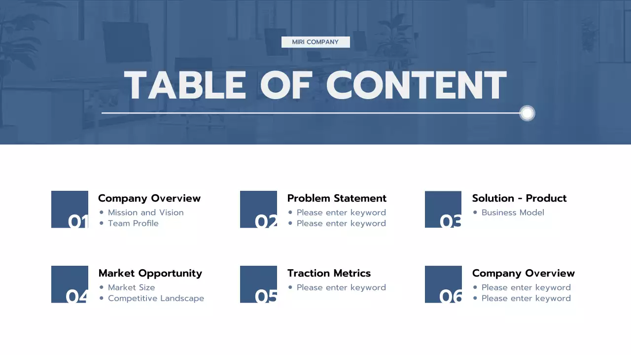 Blue Professional Business Pitch Presentation