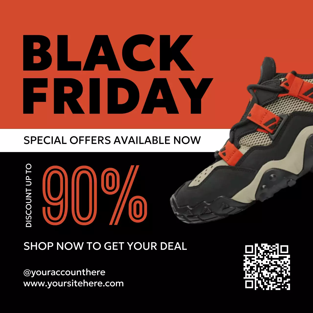 orange bold sale promotion