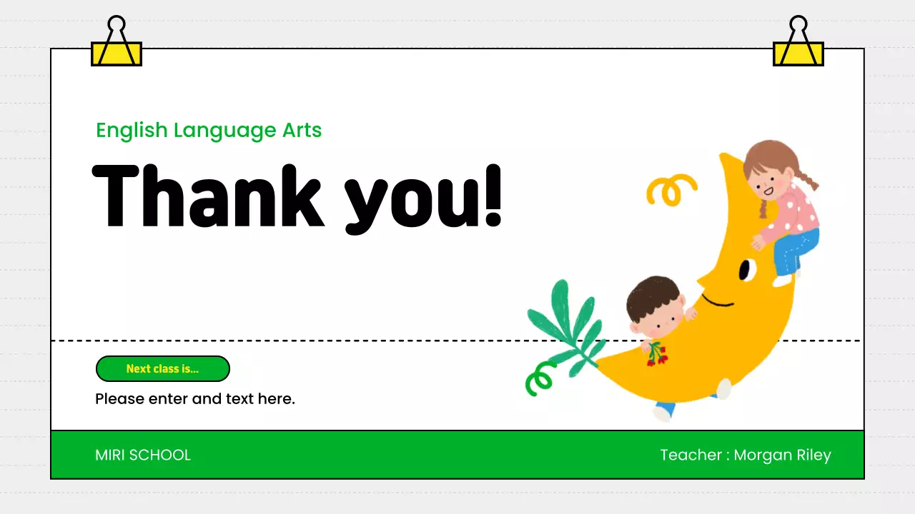 Green Simple Grammar Guide Presentation