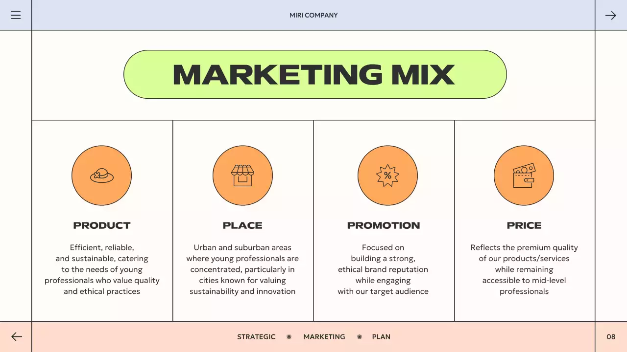 Orange Bold Marketing Plan Presentation