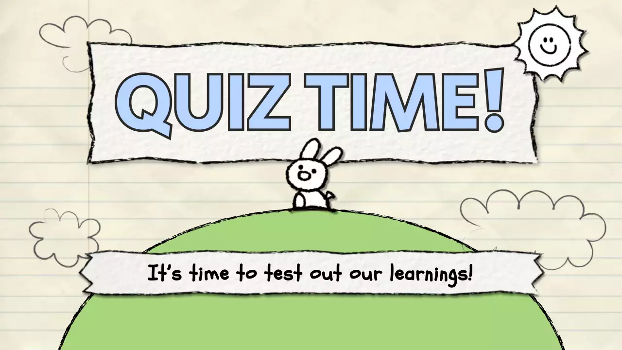 Blue Comic Quiz Guide Presentation