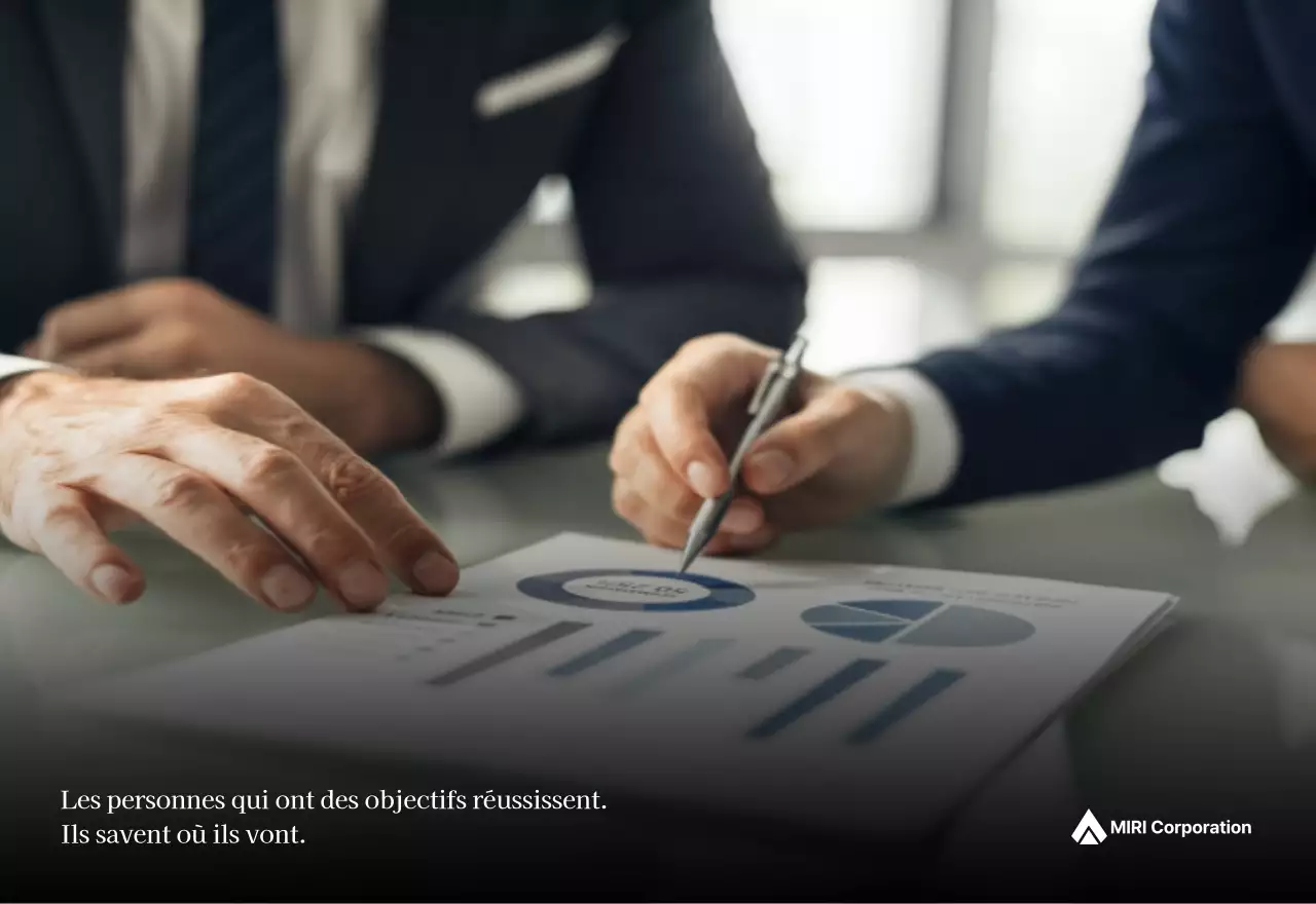 Un calendrier d'entreprise simple en gris