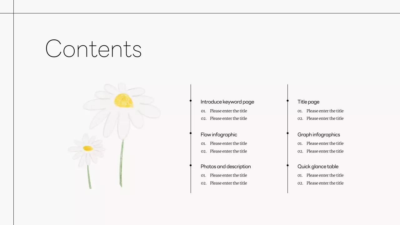 White Minimal Template Presentation