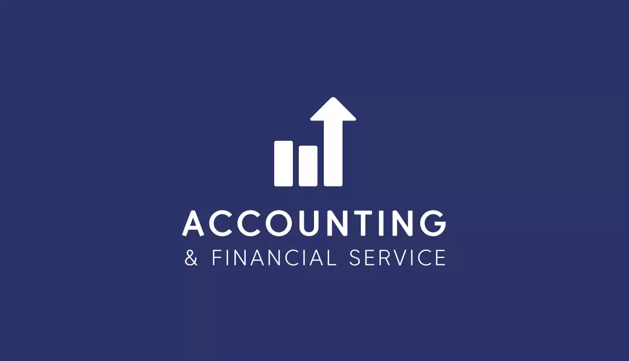 Blue Professional Financial Business Card