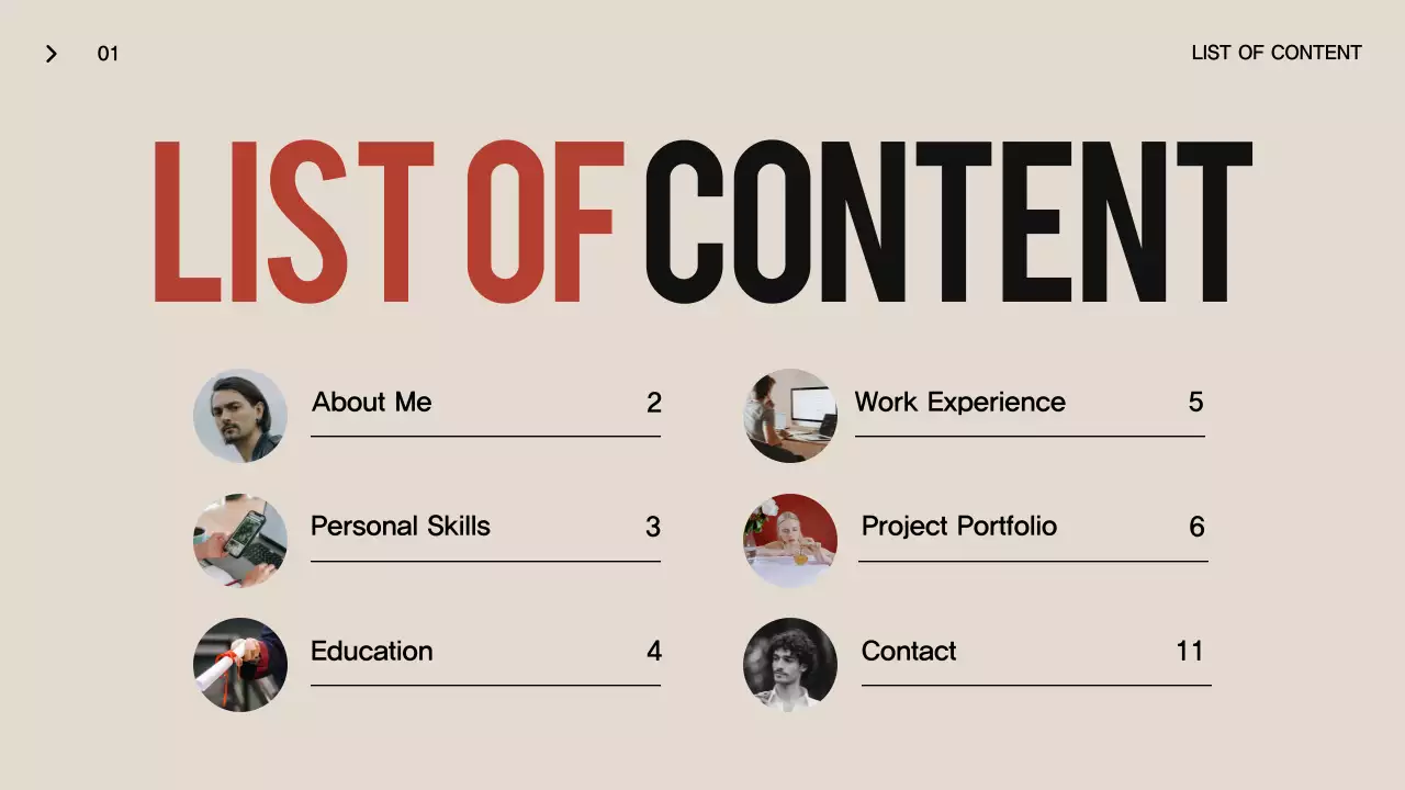 Black Modern Creative Portfolio