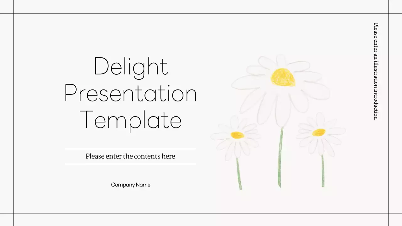 White Minimal Template Presentation