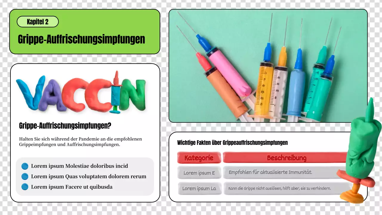 farbenfrohe kreative Leitlinien für das Gesundheitswesen