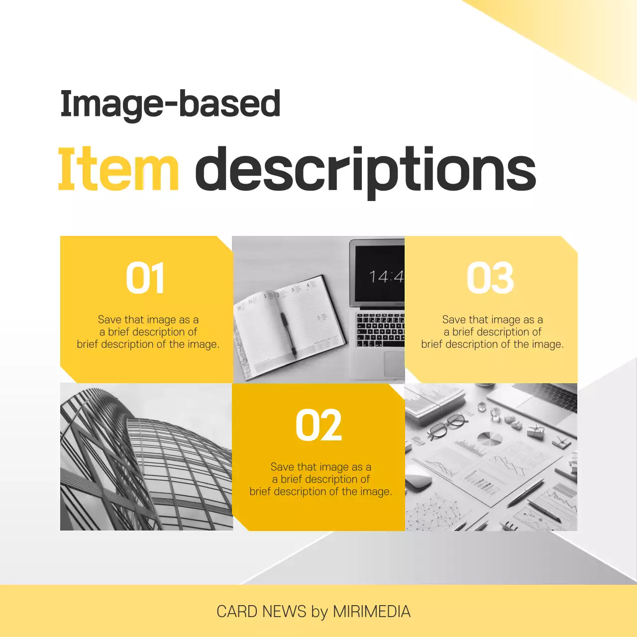 Yellow Modern Commerce News Instagram Carousel