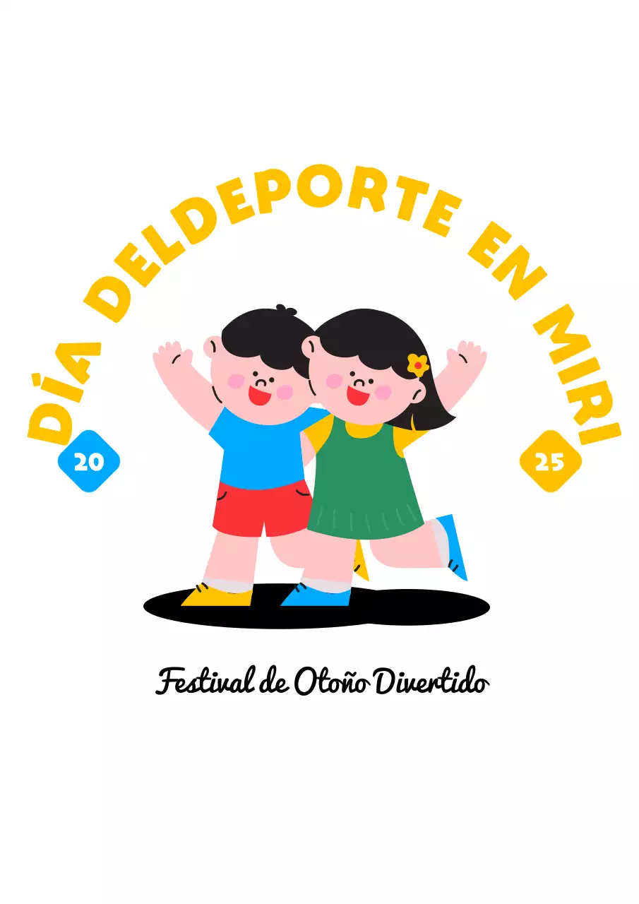 Eventos deportivos Yellow Cute