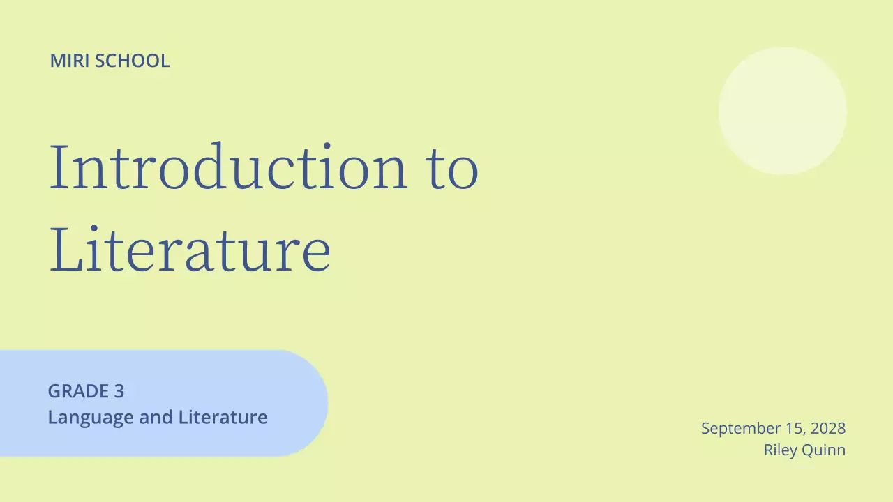 Apresentação do curso de literatura simples bege