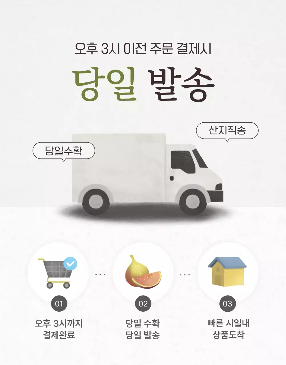 흰색과 회색의 세련된 무화과 판매 홍보