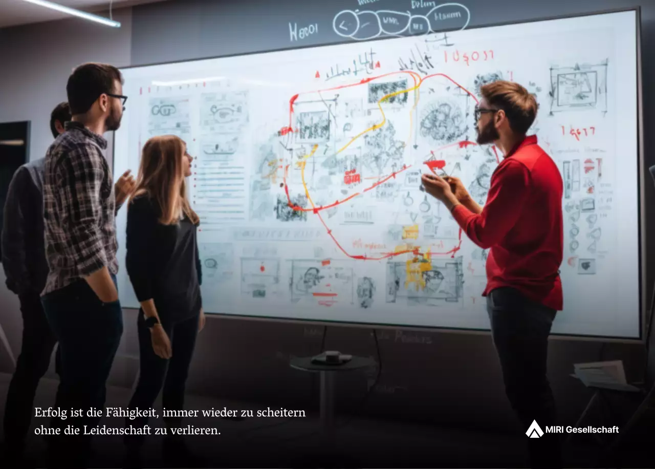 Ein einfacher Unternehmenskalender in Grau